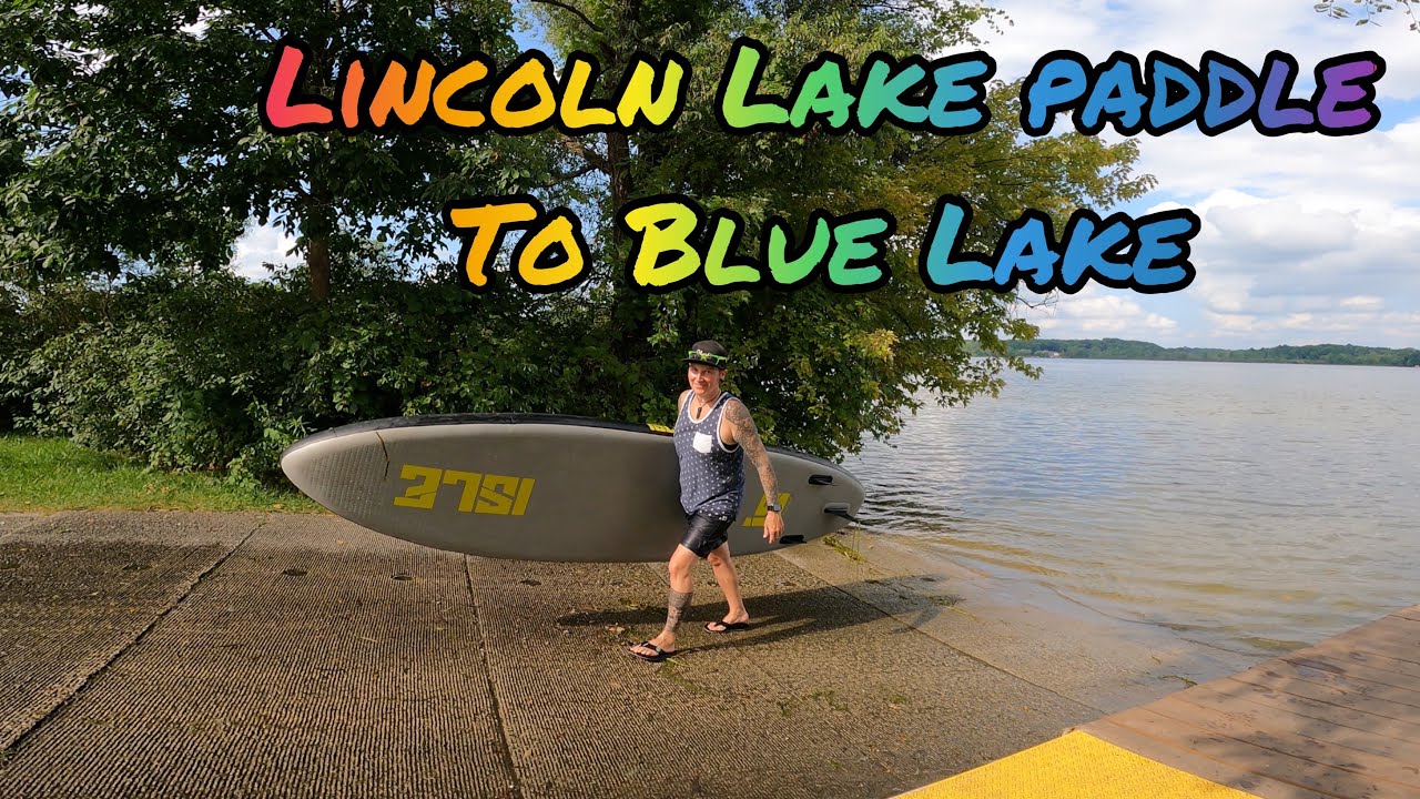 Lincoln Lake paddle to Blue Lake Gowen, Michigan YouTube