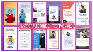Instagram Stories - Testimonials After Effects Templates