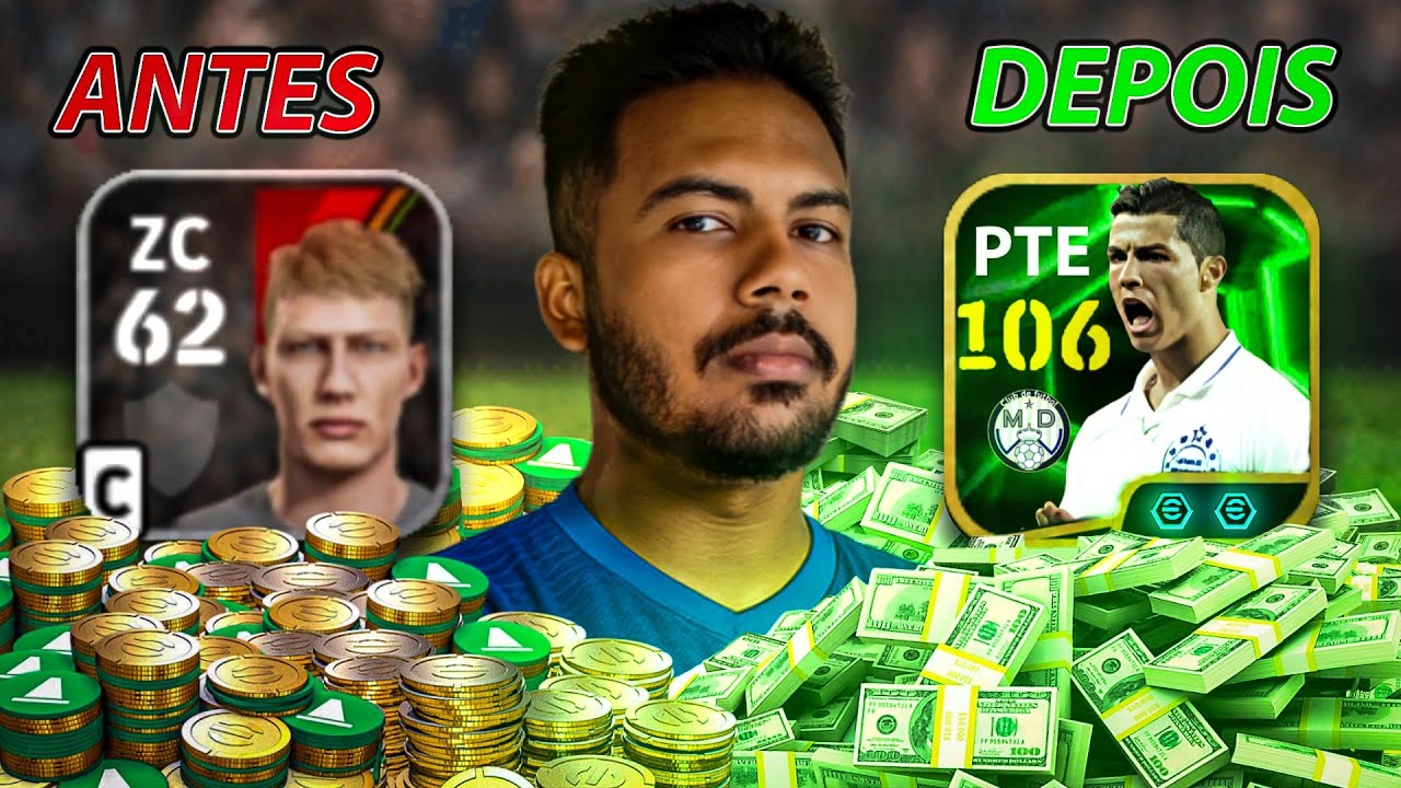 UPEI uma CONTA de EFOOTBALL MOBILE e DOEI pra UM SEGUIDOR