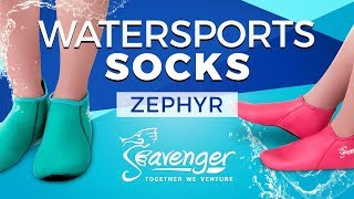 Seavenger Zephyr Watersport Socks: Neoprene Booties for Snorkeling & Diving