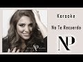 Karaoke - No Te Recuerdo