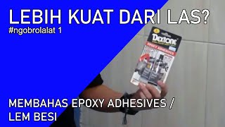 Lem dextone epoxy adesive plastik and steel lem besi lem plastik bisa banget #lem #jupiterz