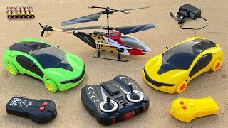 Best Lamborghini RemoteControl RC Car with Rechargeable RC Flying Helicopter & Aeroplane Unboxing😍