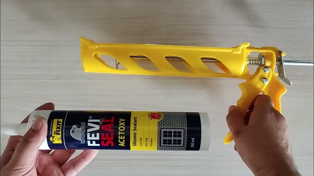 Dr Fixit Silicone Sealant Dr.Fixit Applicator Gun + Silicone Sealant