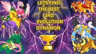 TOURNAMENT BETWEEN THE NEWLY ADDED 3RD EVOLUTION DYNAMONS