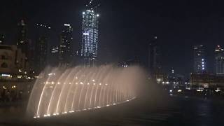 The world greatest dancing fountains - Burj Khalifa Dubai