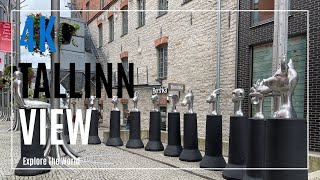 【4K】 Estonia Tallinn Walk - Rotermann Quarter with City Sounds