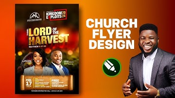 HOW TO DESIGN CREATIVE CHURCH FLYER  //  CHURCH FLYER DESIGN // CORELDRAW TUTORIAL