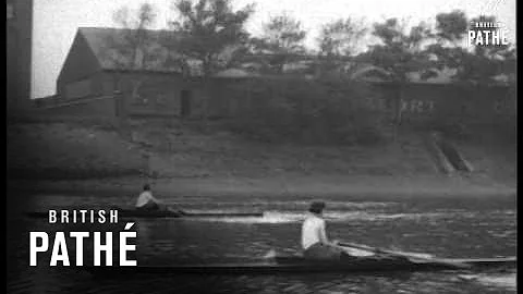 Girls Rowing On Thames (1920-1930)
