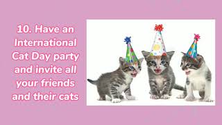 How to Celebrate  World Cat Day by CuteCats LoveLove 135 views 3 years ago 2 minutes, 34 seconds