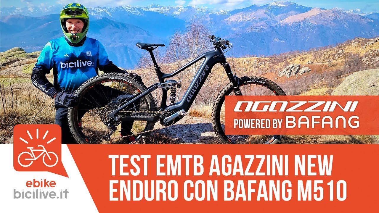 Test eMTB Agazzini "New Enduro" con motore Bafang M510