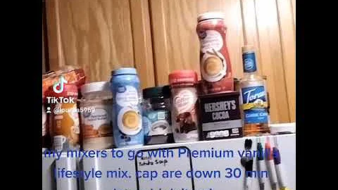 I am a mixer! Premium Vanilla lifestyle mix