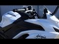 $7,799: 2020 Kawasaki Ninja 650 ABS Pearl blizzard White Overview and Review by Mainland Cycle.