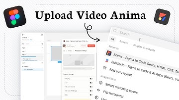How to upload video in Figma using Anima
