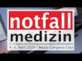 11 kongress der arbeitsgemeinschaft fr notfallmedizin  erffnung