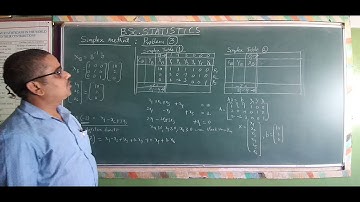 Problem 3 Part 1 of Simplex method - BSc Statistics