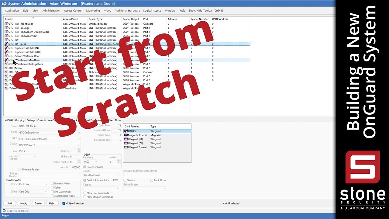Security & Sandwiches, August 2025: Standing up a new OnGuard system