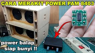 HOW TO ASSEMBLE POWER PAM 8403 racing power