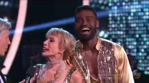 (HD) Barbara Corcoran and Keo Motsepe Salsa - Dancing With the Stars Premiere