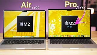MacBook Air M2 vs MacBook Pro 14 M2 Pro  Which should you get?