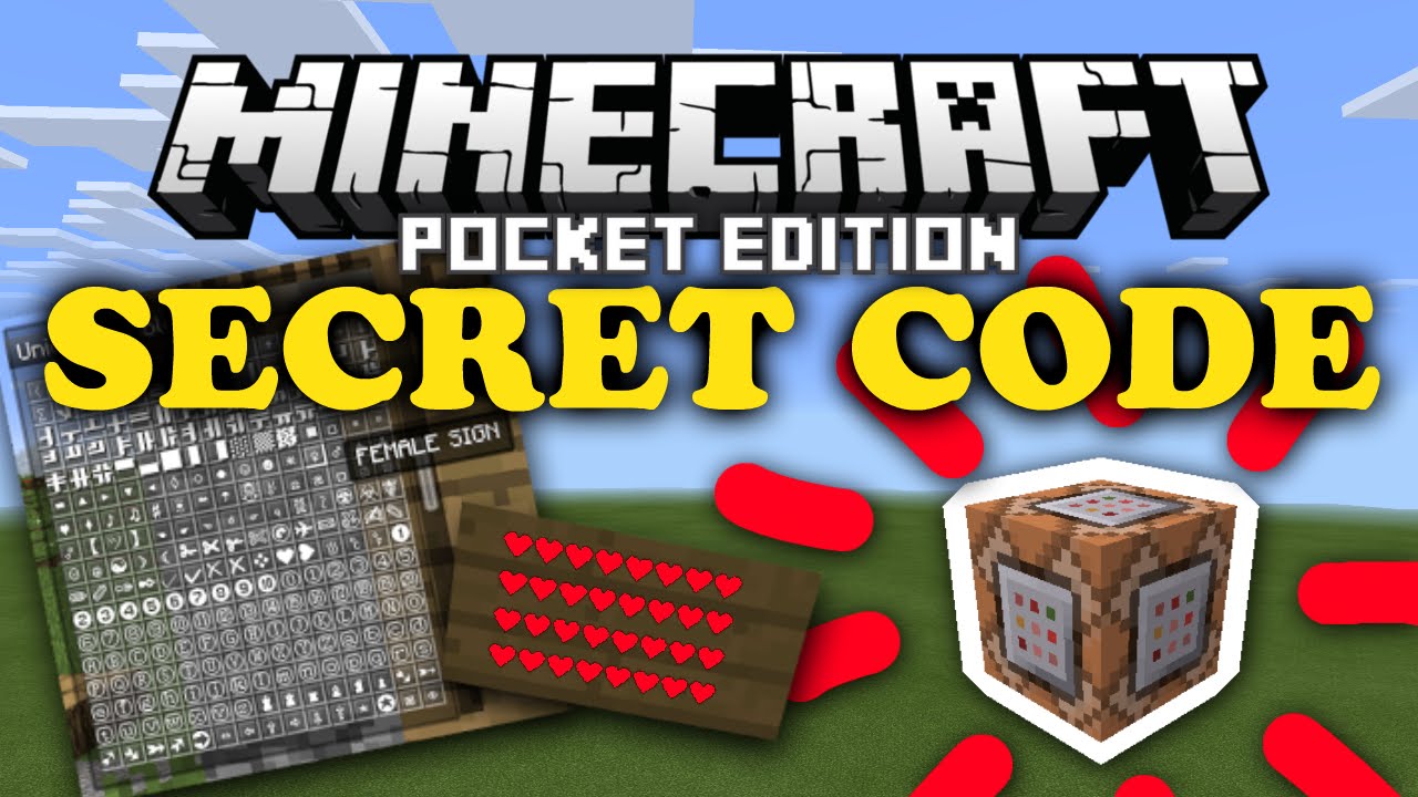 Secret Item Commands - Minecraft PE [PocketMine] - YouTube