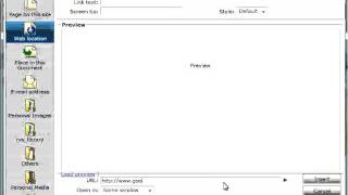 Creating hyperlinks in RVSiteBuilder