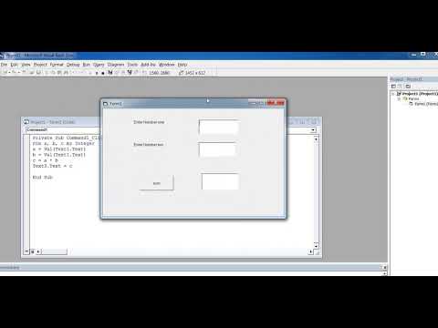 How To Use Microsoft Visual Basic Design