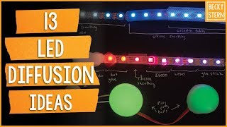 13 Ideas for LED Diffusion // Becky Stern