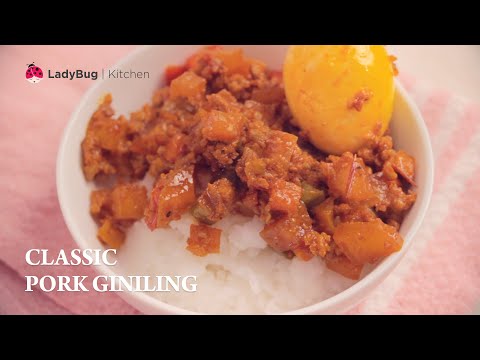 GROUND PORK RECIPE - CLASSIC "GINILING" with egg - Homemade Cooking Recipe