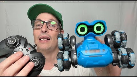 LNNKINE 8-Wheel Stunt Robot Toy Car — 360° Rotation, LED Eyes, Music & All-Terrain RC Fun