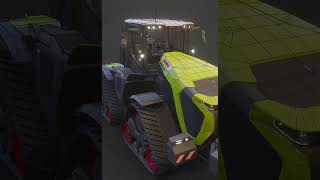 Blender 3D Model CLAAS XERION 12650 Terra-Trac