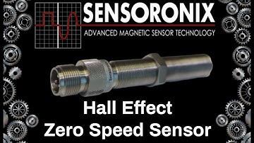 Hall Effect Zero Speed Sensors -  Sensoronix Inc.