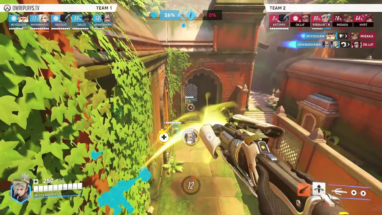 rein domination by MISTERGHOSTZ — Overwatch 2 Replay ZBSF6P