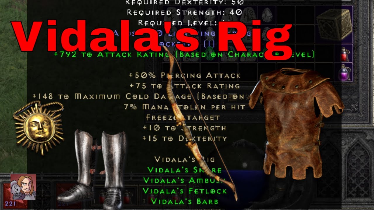 D2R Upgraded Sets Vidala's Rig (4 Piece Set) YouTube
