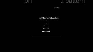 Pyramid Pattern | C Programming | Full Explanation #coding