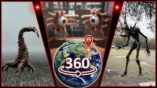 Top Secret Creatures Hidden on Google Earth! 😱 — VR 360°