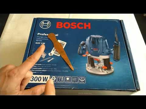 Fresadora de superficie 1300 W GOF 130 Bosch