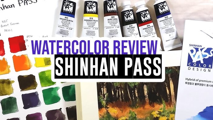 Playing with GOUACHE for the First Time (ShinHan Designers Gouache, Set of  24, REVIEW) 