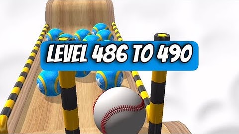 Going Balls SpeedRun Gameplay. Level 486 - 490.