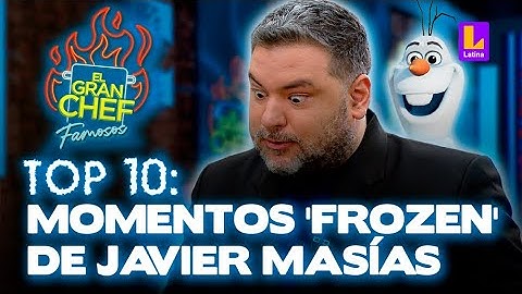 Los 10 MOMENTOS más 'FROZEN' de JAVIER MASÍAS en El Gran Chef Famosos