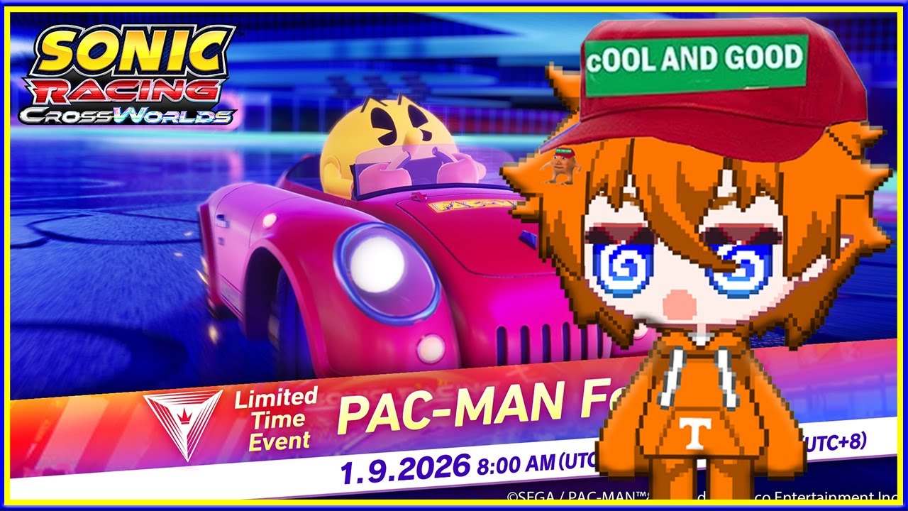 {LIVE} Sonic Racing CrossWorlds - Pac-Man Festival LIVE GAMEPLAY