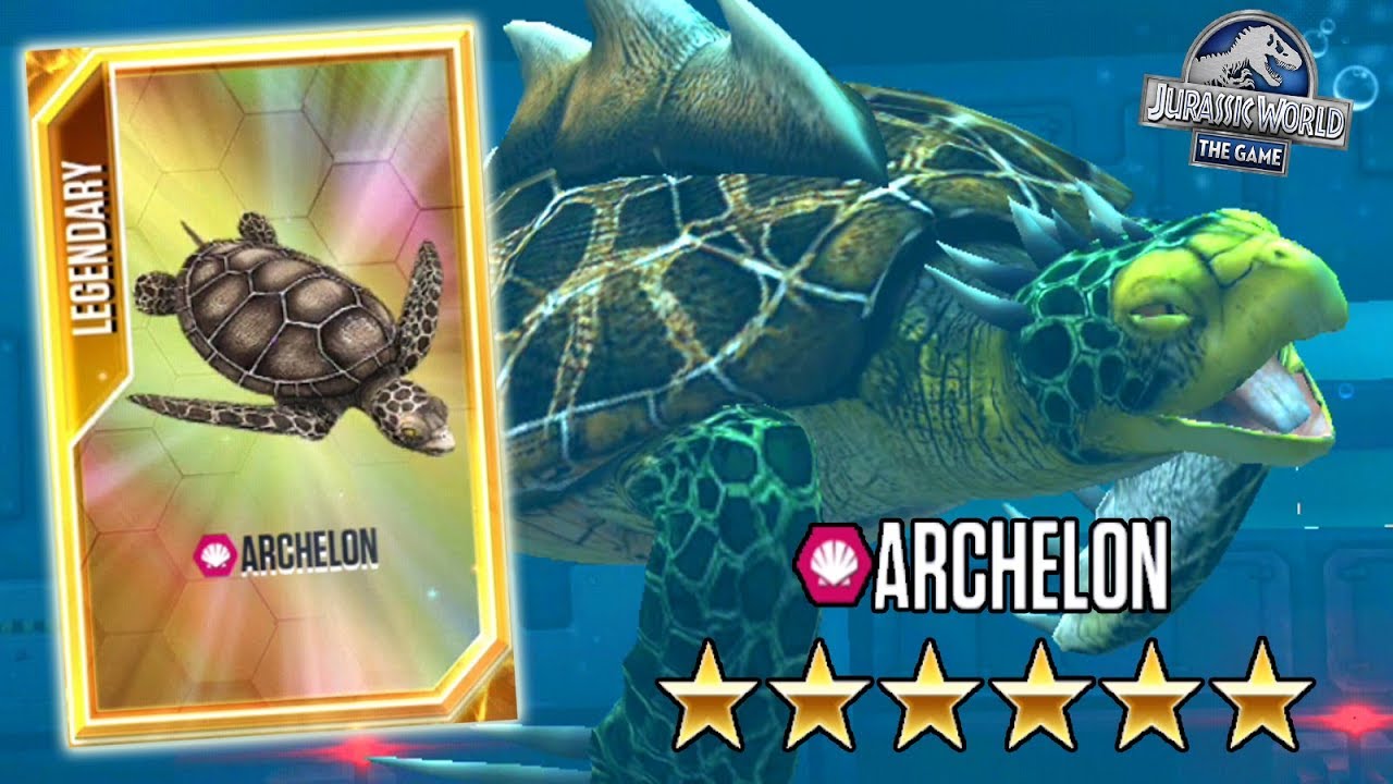 Archelon Max Level Jurassic World The Game Youtube