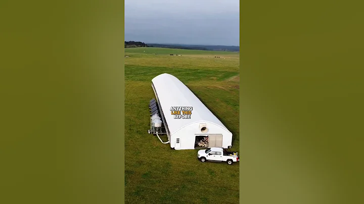 The Future of Chicken Farming: Mobile Chicken Coops #chickencoop #poultryfarming #farming #freerange