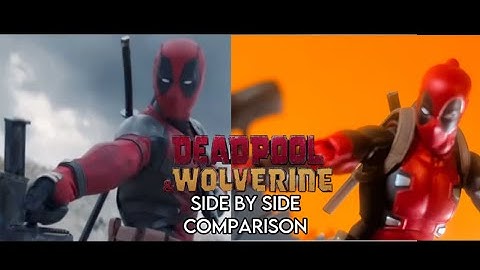 Side By Side Comparison Reload Scene Stop Motion Recreation From Deadpool And Wolverine
