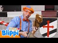 La aventura de Caballeros y Dragones con Blippi  ⚔️ ♞ Blippi Español