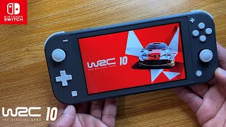 WRC 10 Fia World Rally Championship Nintendo Switch Lite Gameplay screenshot 3