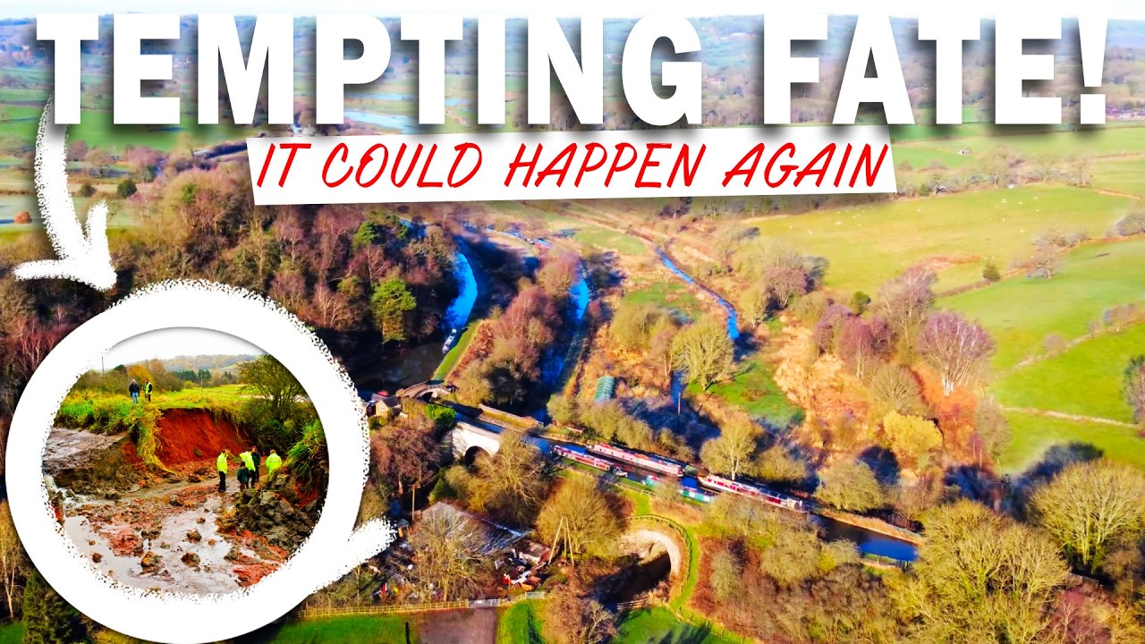 Mooring on a EMBANKMENT? THINK TWICE! THE CALDON CANAL BREACH! - 621