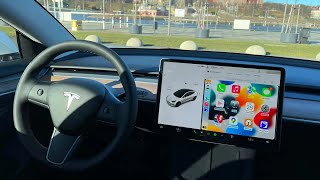 Tesla Carplay и Android Auto без доработок. Как?? Модули нового поколения.