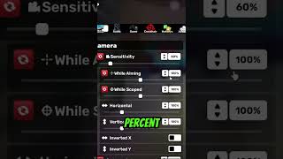 How to fix sensitivity glitch in rivals. #roblox #edit #tips #helpful #shorts #viral