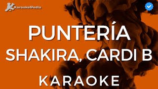 Shakira, Cardi B - Puntería (Karaoke) [Instrumental]